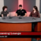 four students sit with one adult at a round table